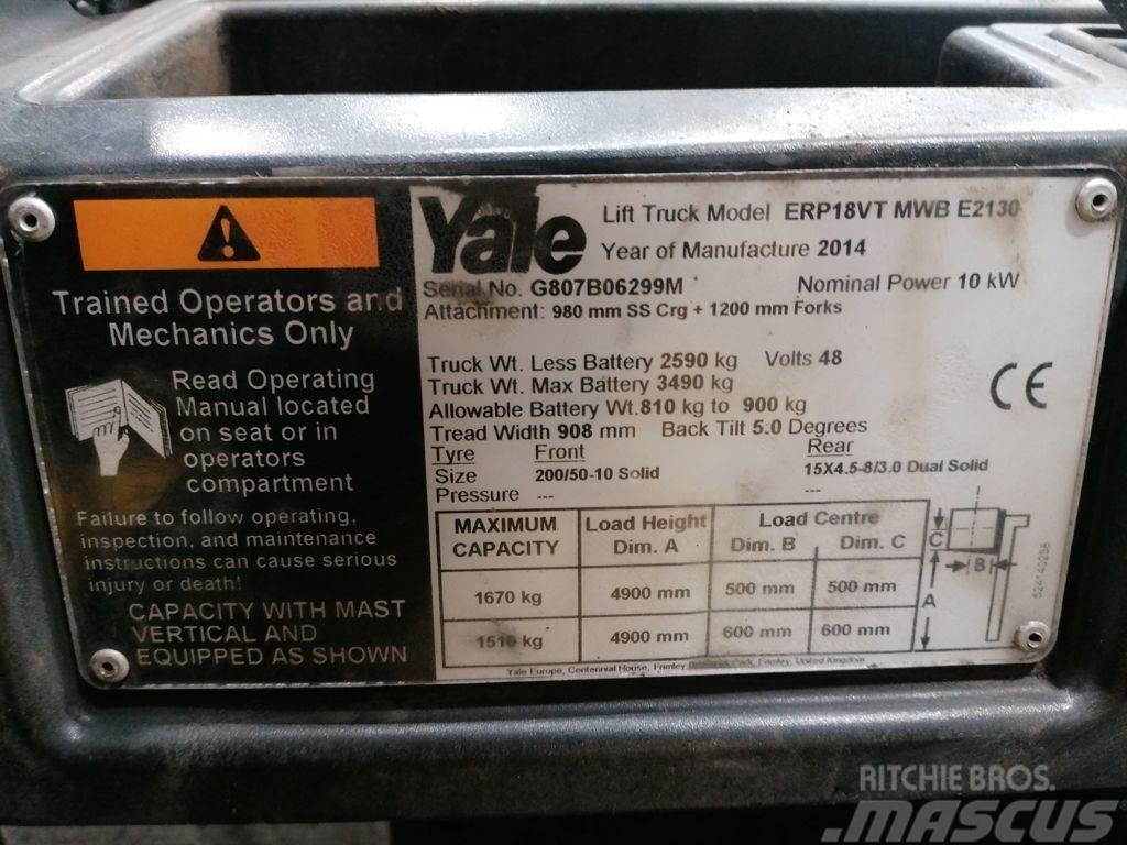 Yale ERP18VT Електронавантажувачі