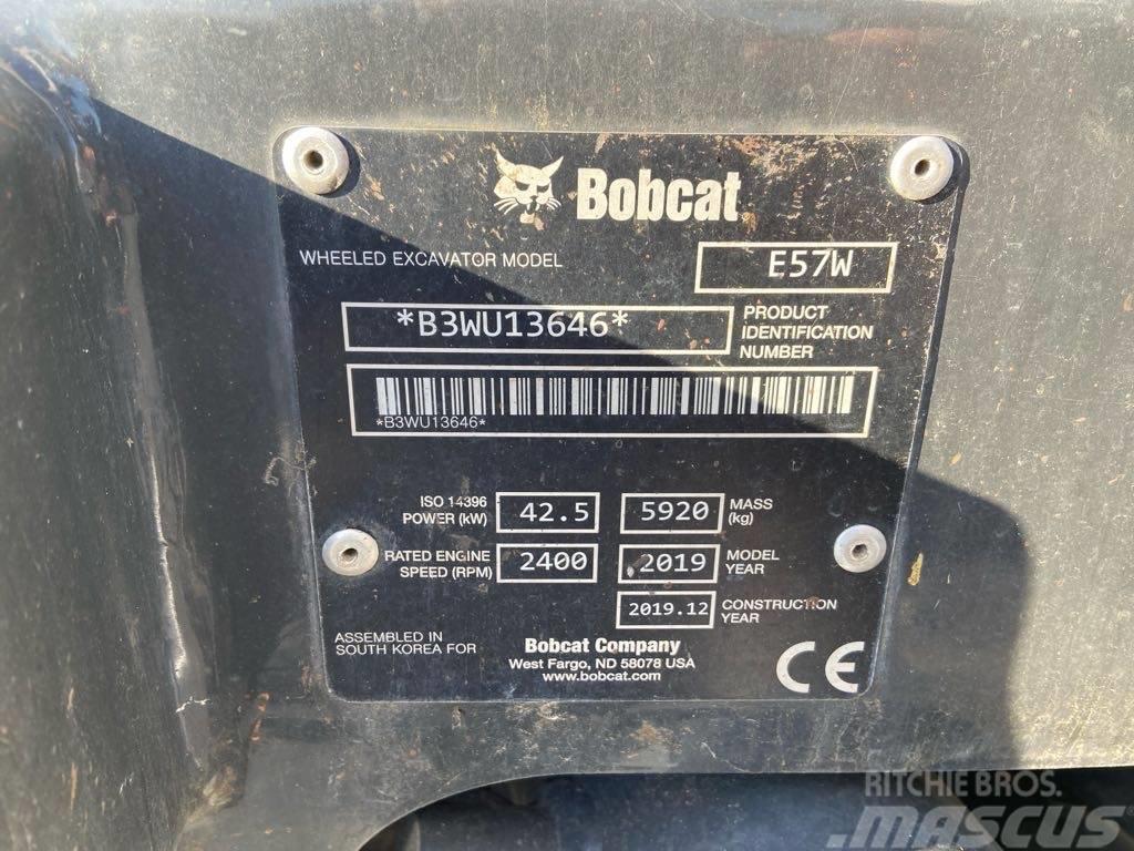 Bobcat E57W Колісні екскаватори