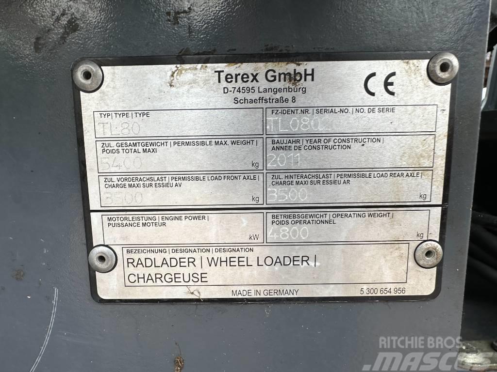 Terex TL 80 Фронтальні навантажувачі