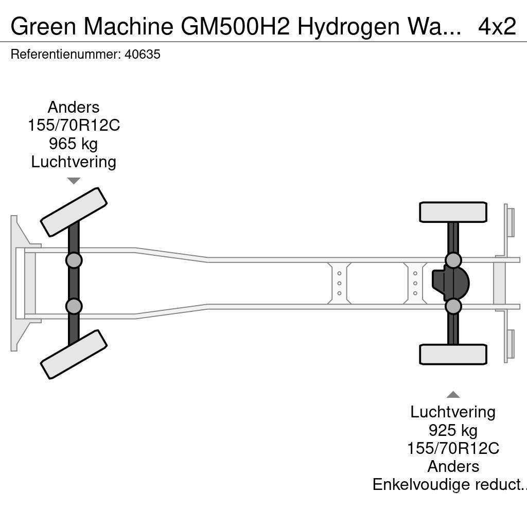 Green Machines GM500H2 Hydrogen Waterstof Sweeper Прибиральні машини