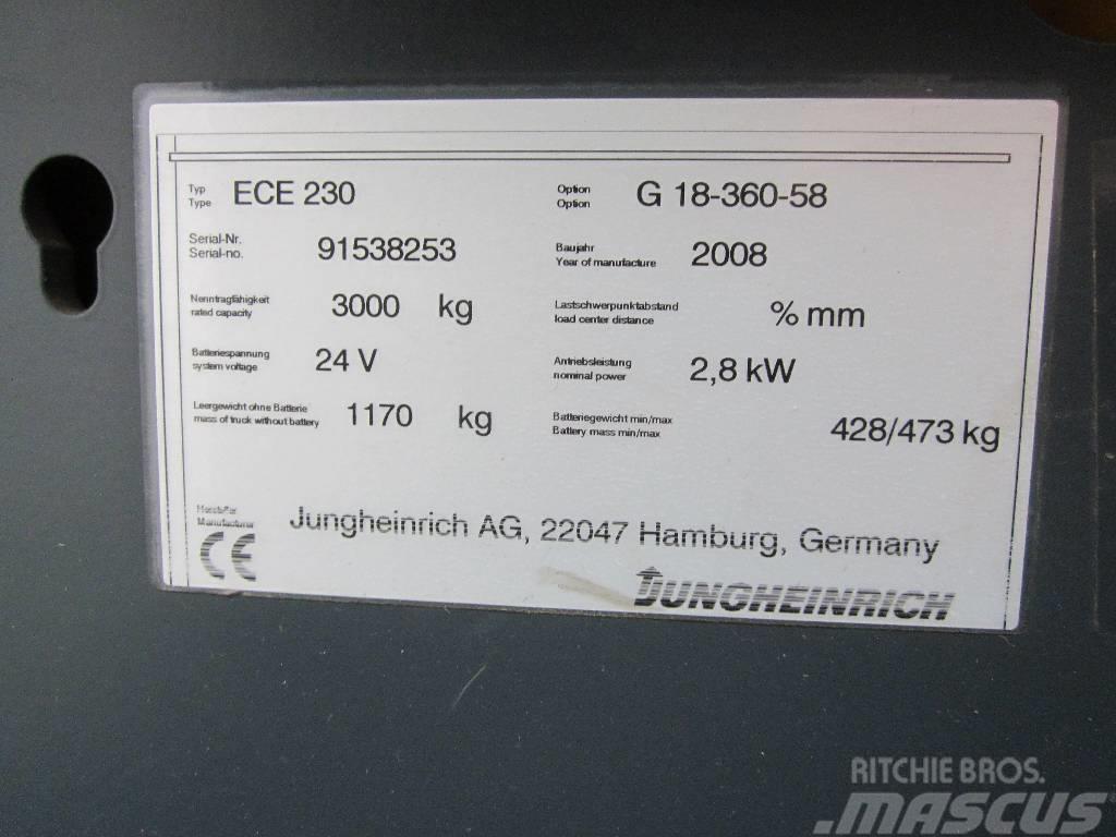 Jungheinrich ECE230 Електронавантажувачі