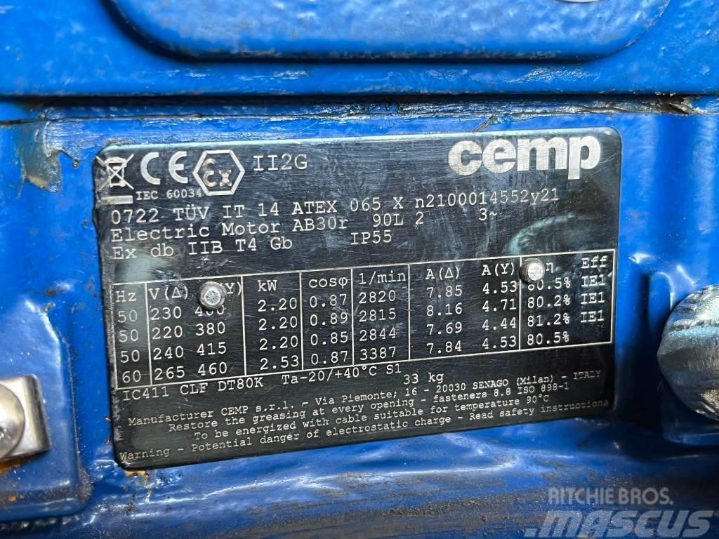  CEMP Electric Motor ATEX 230V 2,2kW 2800RPM Двигуни
