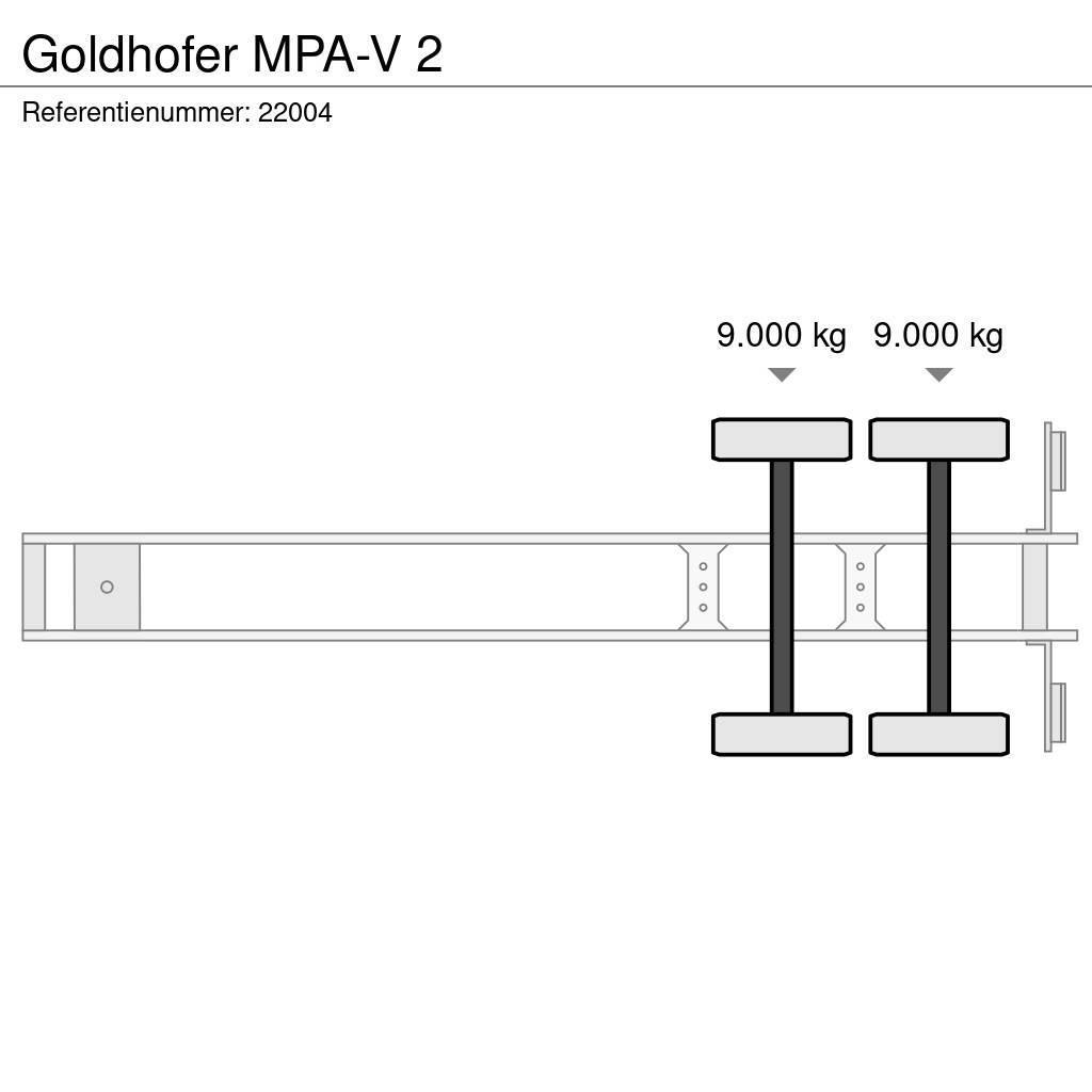 Goldhofer MPA-V 2 Низькорамні напівпричепи