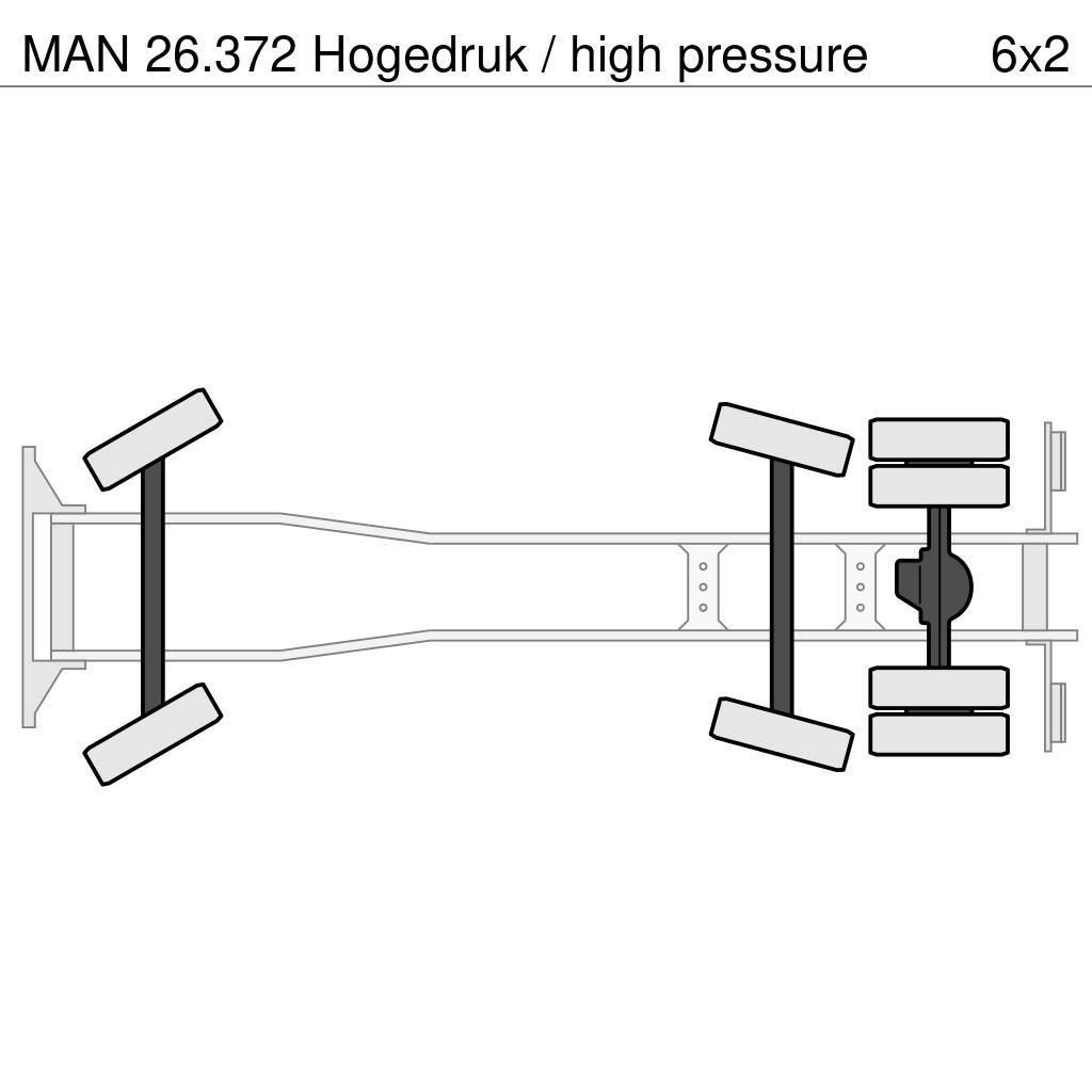 MAN 26.372 Hogedruk / high pressure Комбі/Вакуумні вантажівки