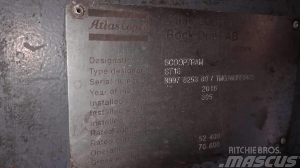 Atlas Copco Scooptram ST18 Підземні навантажувачі