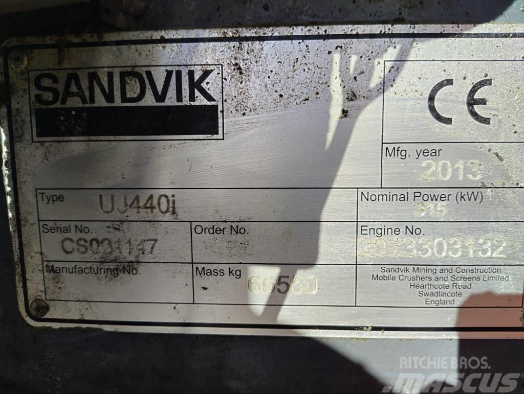 Sandvik UJ 440 i Роздрібнювачі