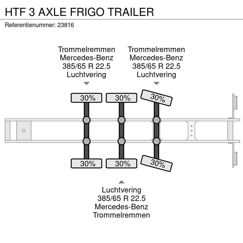 HTF 3 AXLE FRIGO TRAILER Напівпричепи-рефрижератори