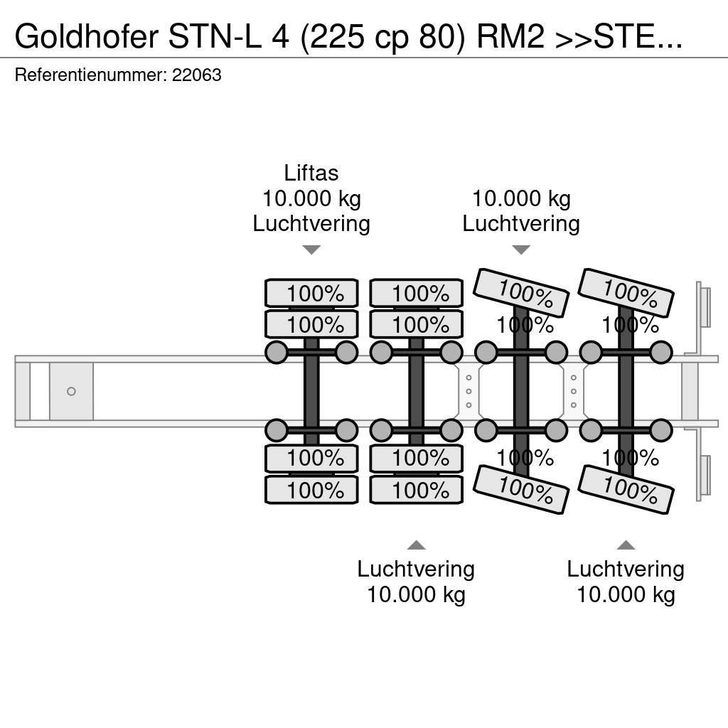 Goldhofer STN-L 4 (225 cp 80) RM2 >>STEPSTAR<< (CARGOPLUS® t Низькорамні напівпричепи