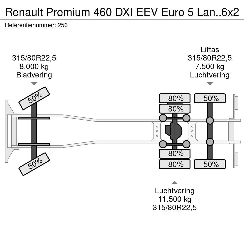 Renault Premium 460 DXI EEV Euro 5 Lander 6x2 Meiller 20 T Вантажівки з гаковим підйомом