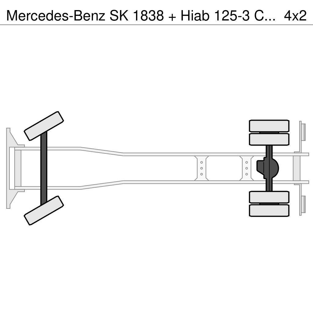 Mercedes-Benz SK 1838 + Hiab 125-3 Crane автокрани