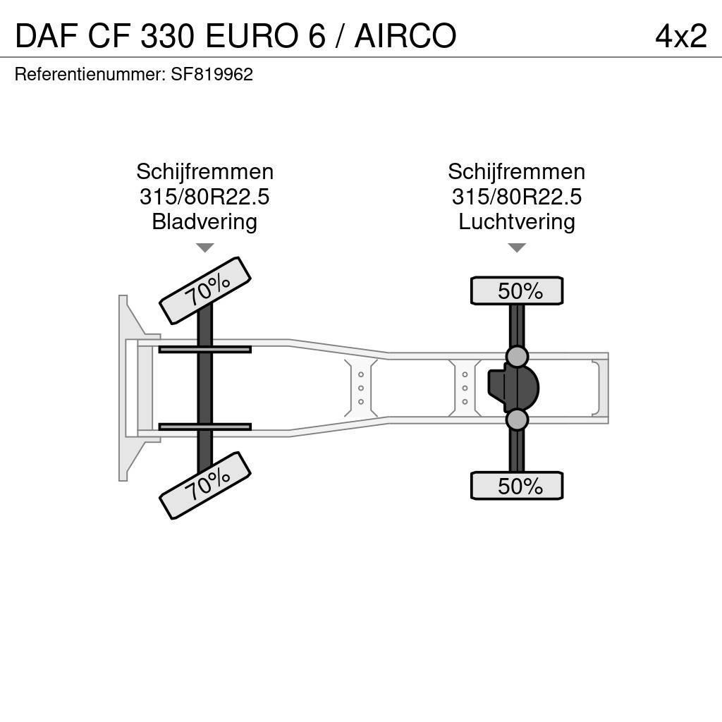 DAF CF 330 EURO 6 / AIRCO Тягачі