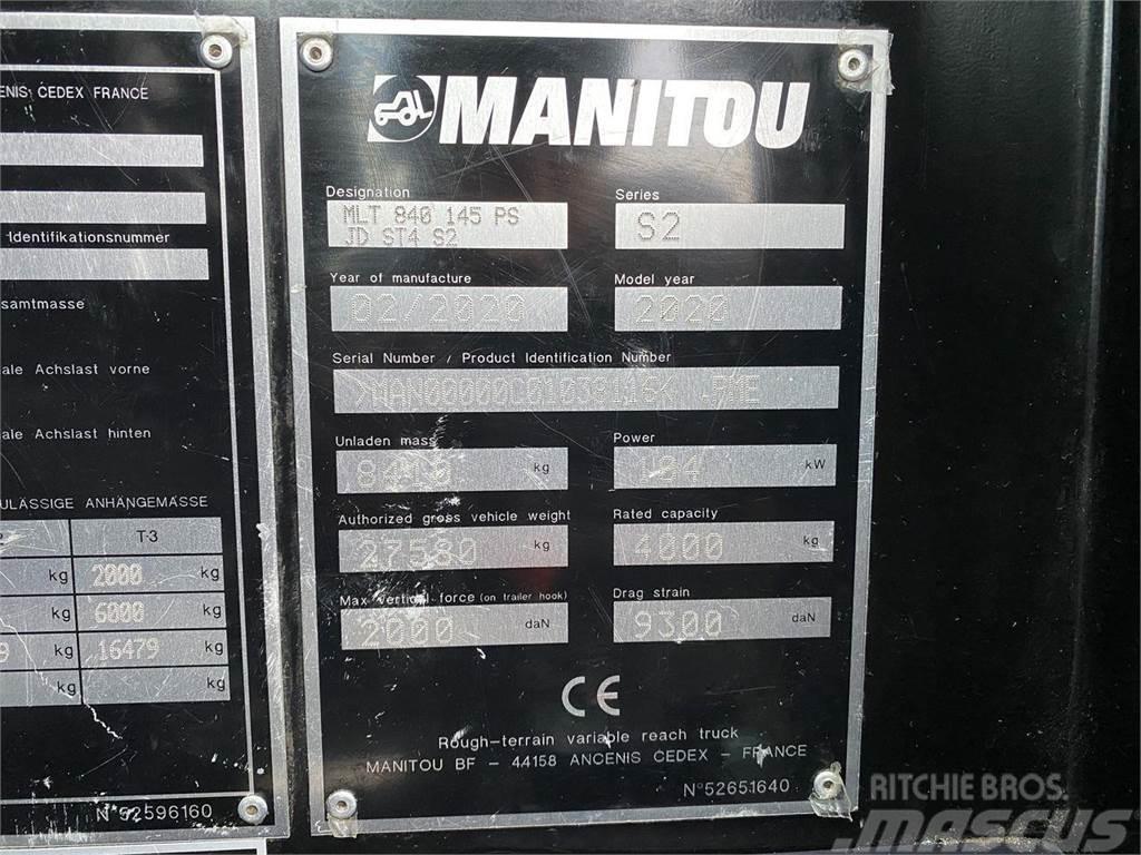 Manitou MLT840-145PS ELITE Телескопічний навантажувач