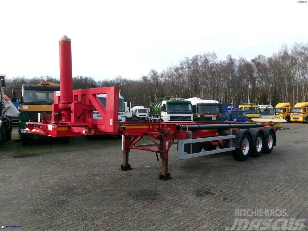 Dennison 3-axle tipping container trailer 30 ft. Напівпричепи-самоскиди