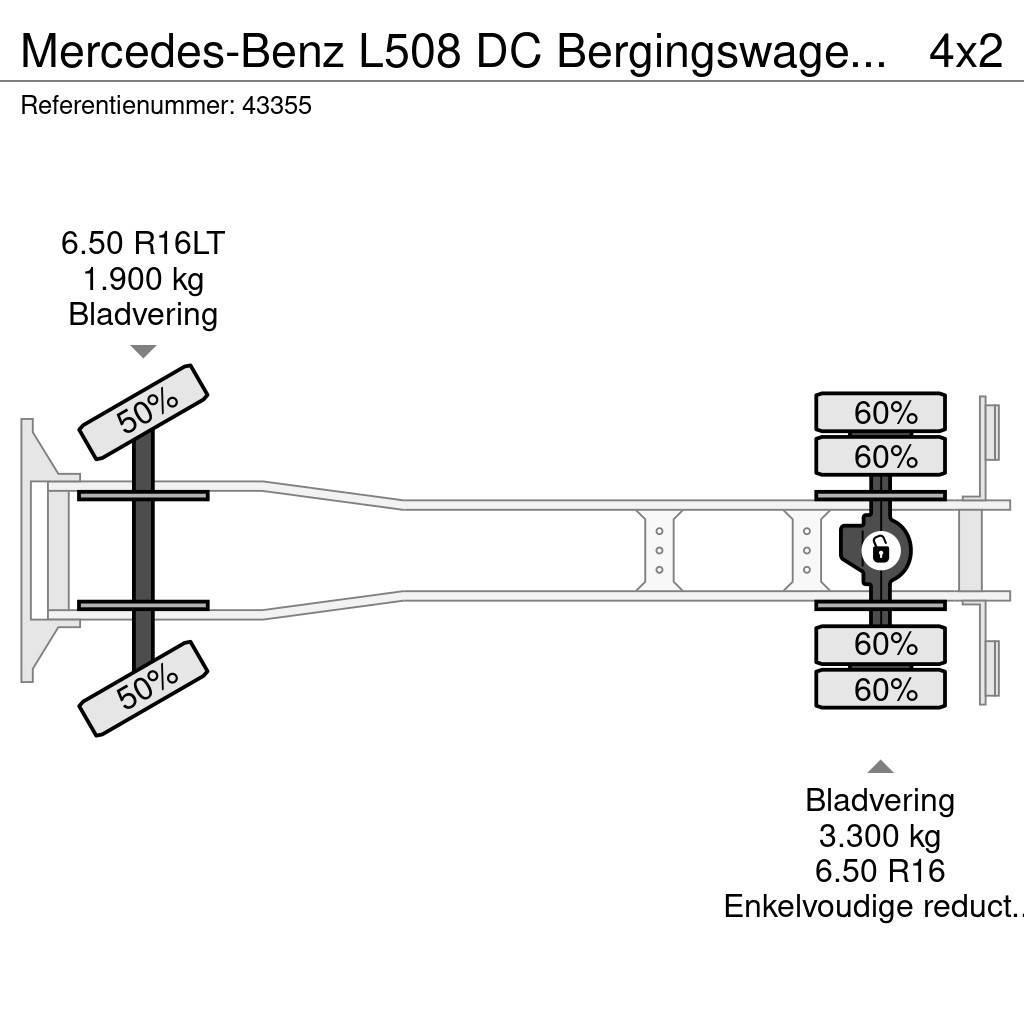 Mercedes-Benz L508 DC Bergingswagen Just 135.534 km! Евакуатори