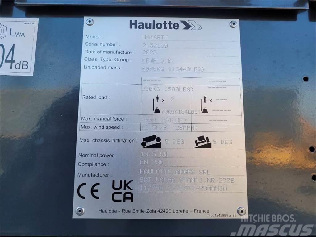 Haulotte HA16RTJ Valid Inspection, *Guarantee! Diesel, 4x4 Колінчаті підйомники