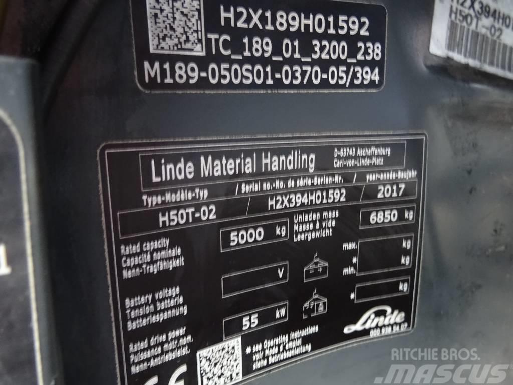 Linde H50T-02 Газові навантажувачі