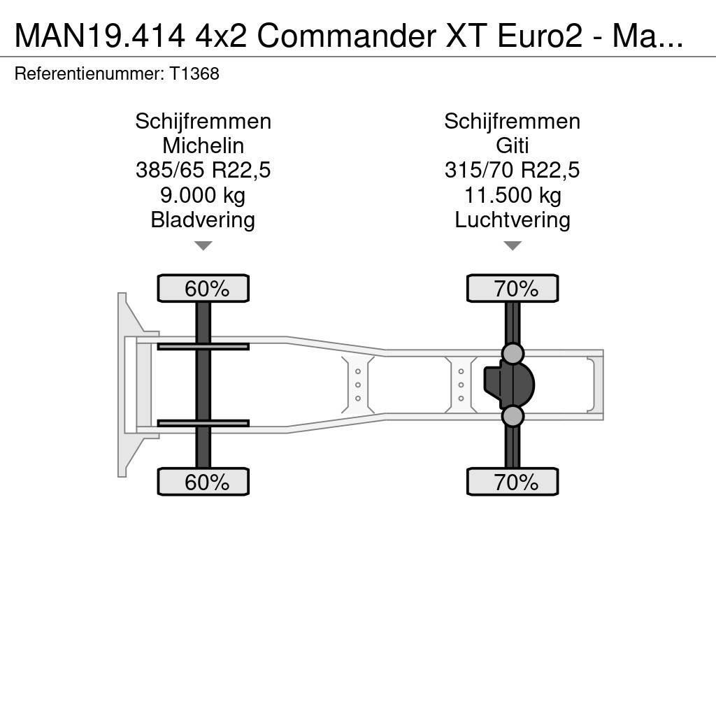MAN 19.414 4x2 Commander XT Euro2 - Manual - MKG HLK30 Тягачі