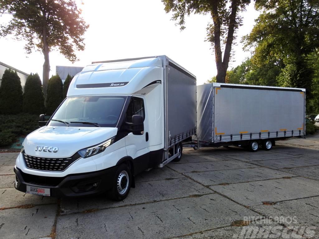 Iveco DAILY SET TARPAULIN WITH BLYSS TRAILER  18 PALLETS Контейнер