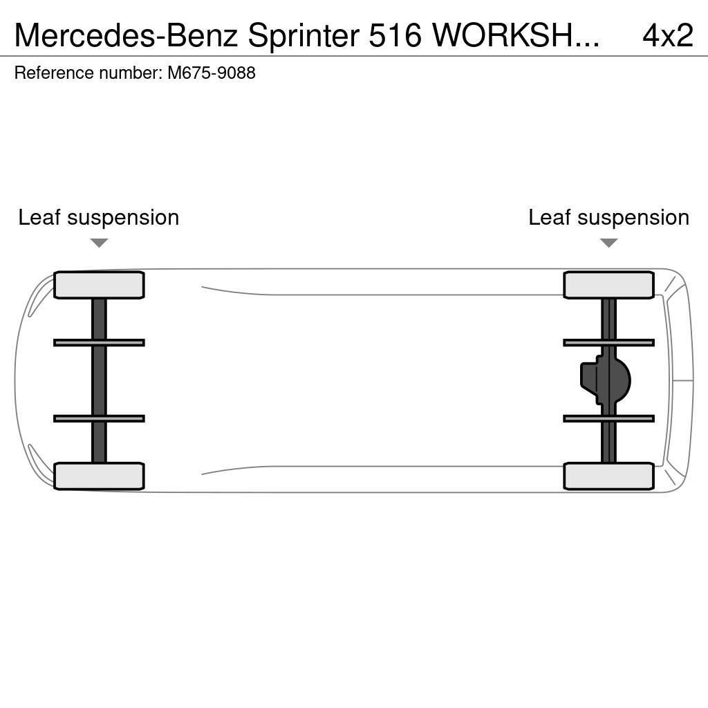 Mercedes-Benz Sprinter 516 WORKSHOP EQUIPMENT / BOX L=4559 mm Панельні фургони
