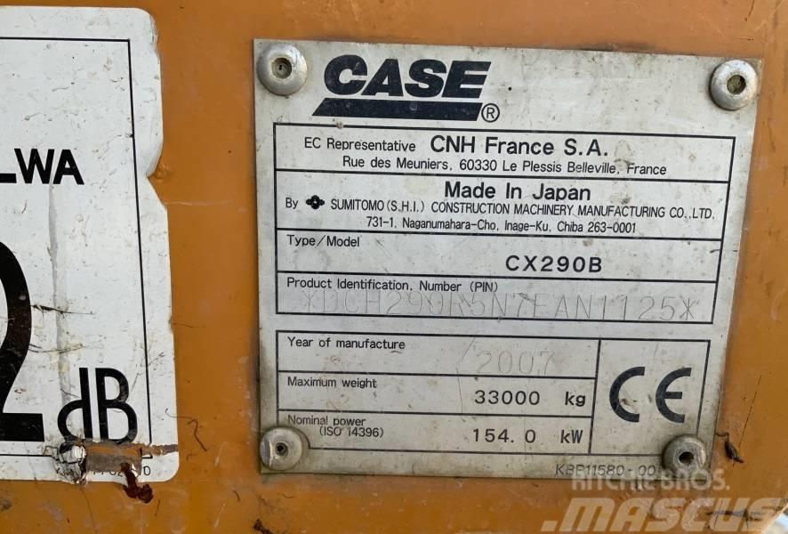 CASE CX 290 B + ROTOTILT Гусеничні екскаватори