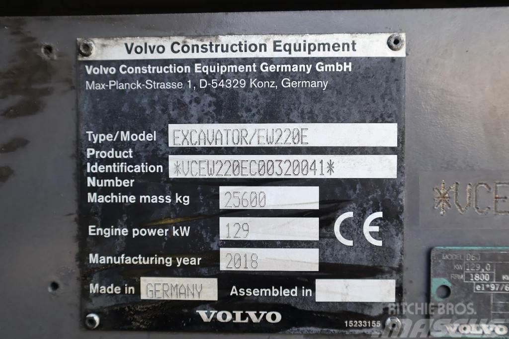 Volvo EW 220 E | TILTROTATOR | BUCKET | 2-PIECE | BSS Колісні екскаватори