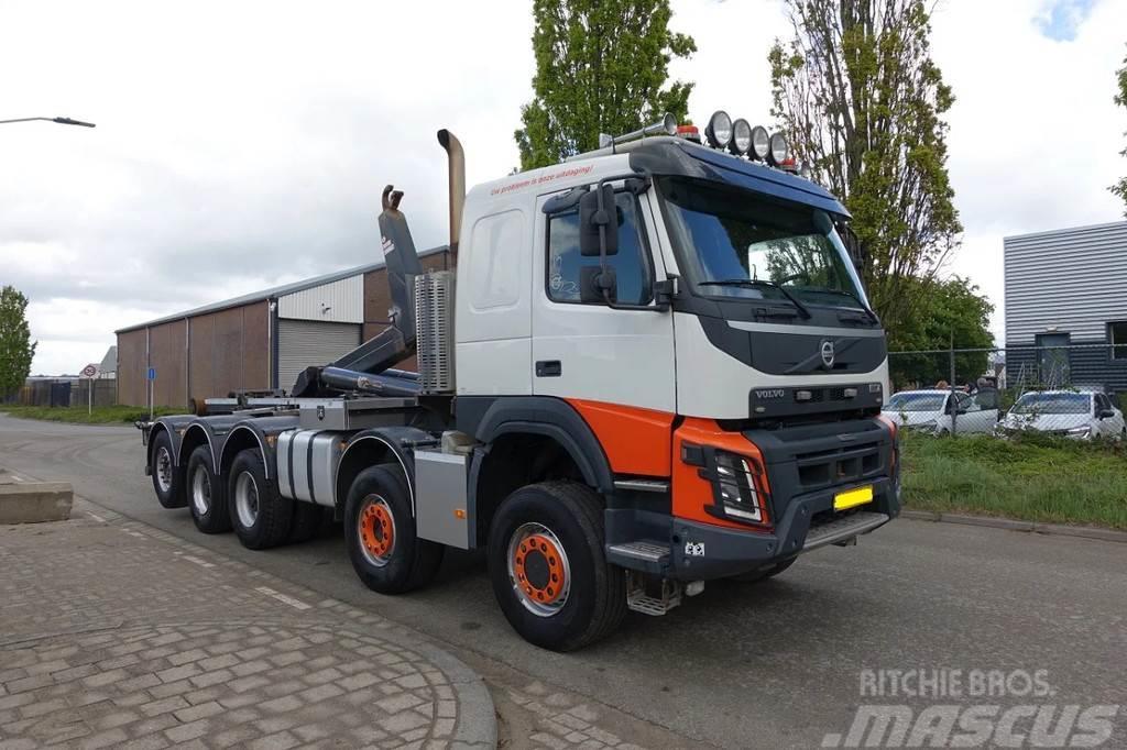 Volvo FMX 460 10X6 VDL 40 TONS HAAKSYSTEEM / KEURING 202 Вантажівки з гаковим підйомом