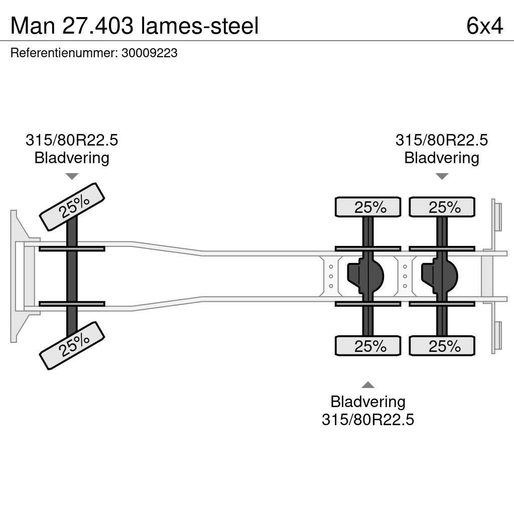 MAN 27.403 lames-steel Шасі з кабіною