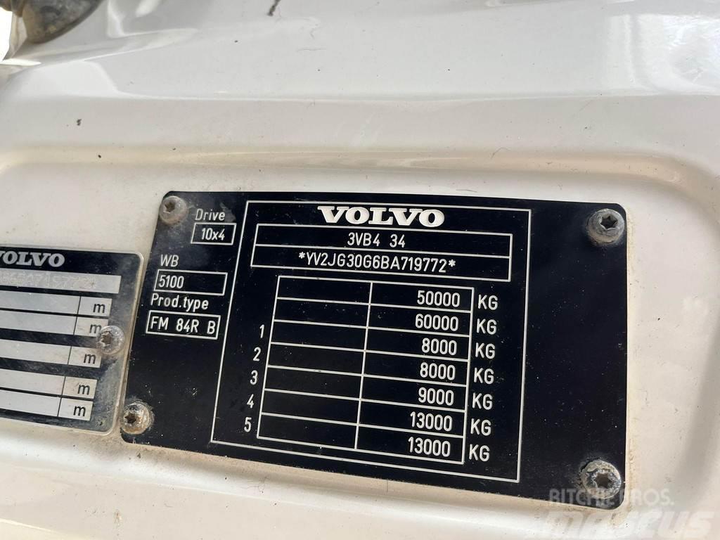 Volvo FMX 500 10x4 RETARDER / FULL STEEL / BOX L=6358 mm Самоскиди