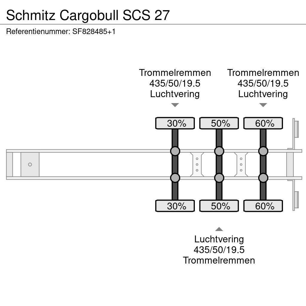 Schmitz Cargobull SCS 27 Напівпричепи-платформи/бічне розвантаження