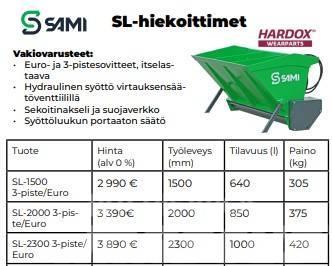 Sami SL-1500 Hiekoitin Розсіювачі солі та піску