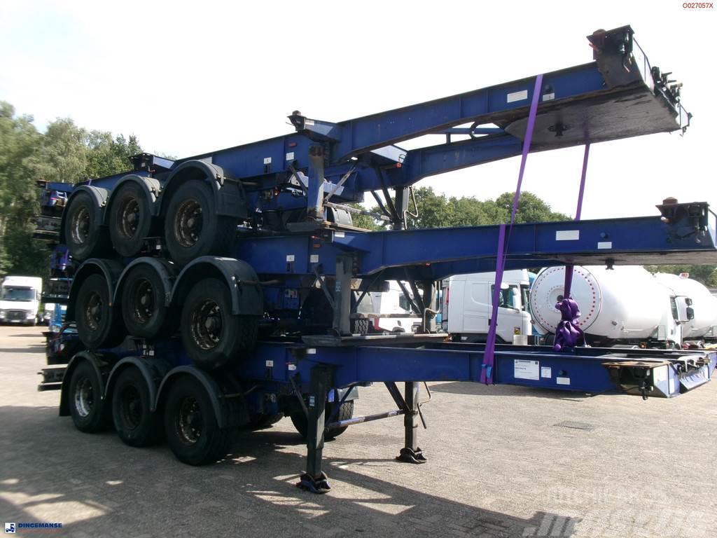 Montracon Stack - 3 x container chassis 20-30-40-45 ft Напівпричепи для перевезення контейнерів