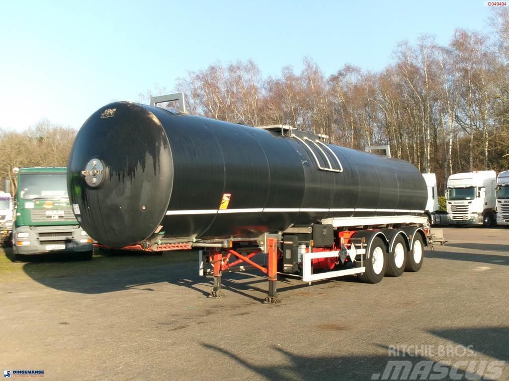 Magyar Bitumen tank inox 31 m3 / 1 comp + ADR Напівпричепи-автоцистерни