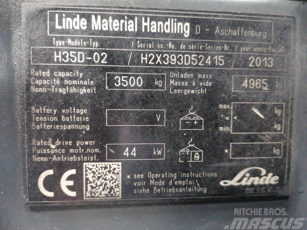 Linde H35D-02 Дизельні навантажувачі