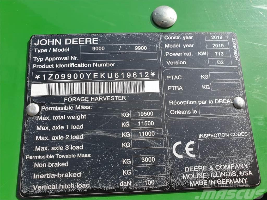John Deere 9900 Фуражні комбайни