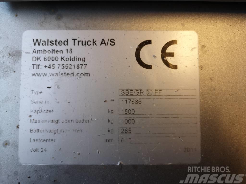  Walsted SBE/SR90FF - 1,5 tonns rustfri stabler FRI Ручний візок