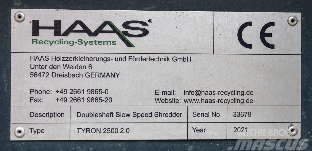 Haas TYRON 2500 2.0 Знищувачі сміття  (шредери)