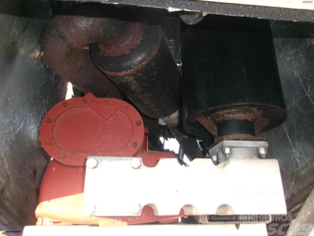 Feldbinder Powder tank alu 42 m3 (tipping) + engine/compresso Напівпричепи-самоскиди