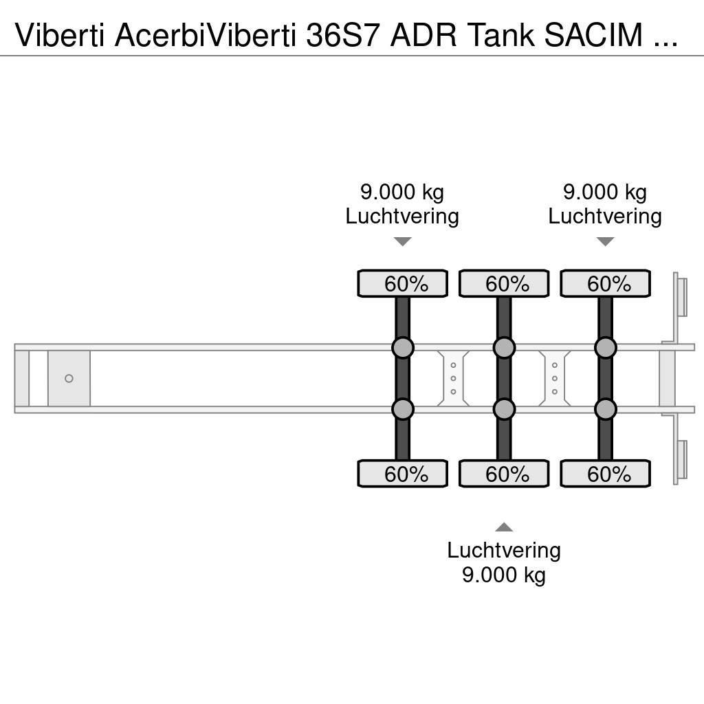 Viberti AcerbiViberti 36S7 ADR Tank SACIM 34.430L Напівпричепи-автоцистерни