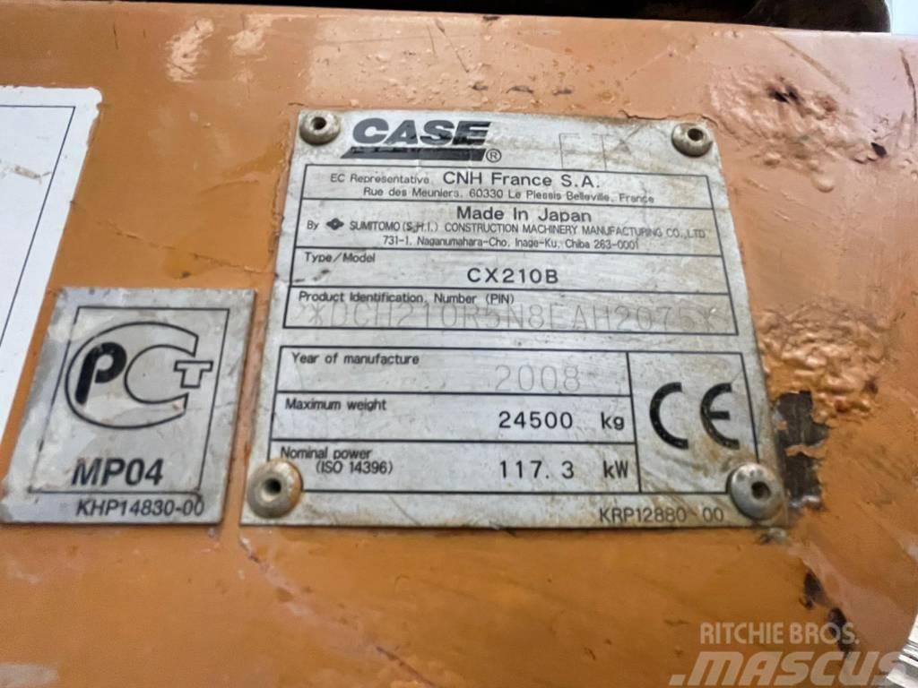 CASE CX 210 B Гусеничні екскаватори