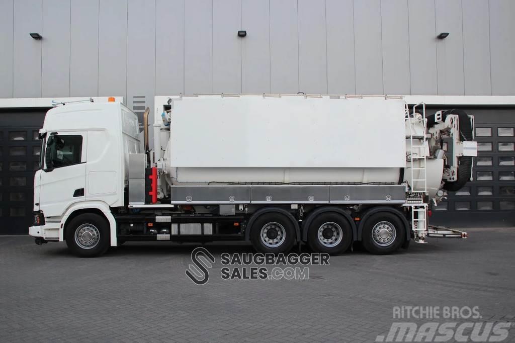Scania R540 Amphitec Vortex 11000 suction excavator Комбі/Вакуумні вантажівки