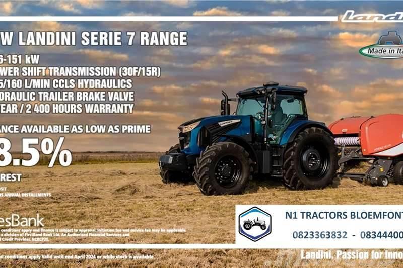 Landini PROMO - Landini Serie 7 Range (116 - 151kW) Трактори