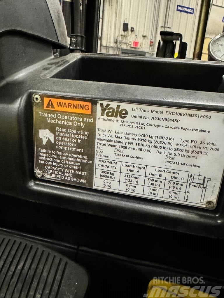 Yale ERC100VH Електронавантажувачі