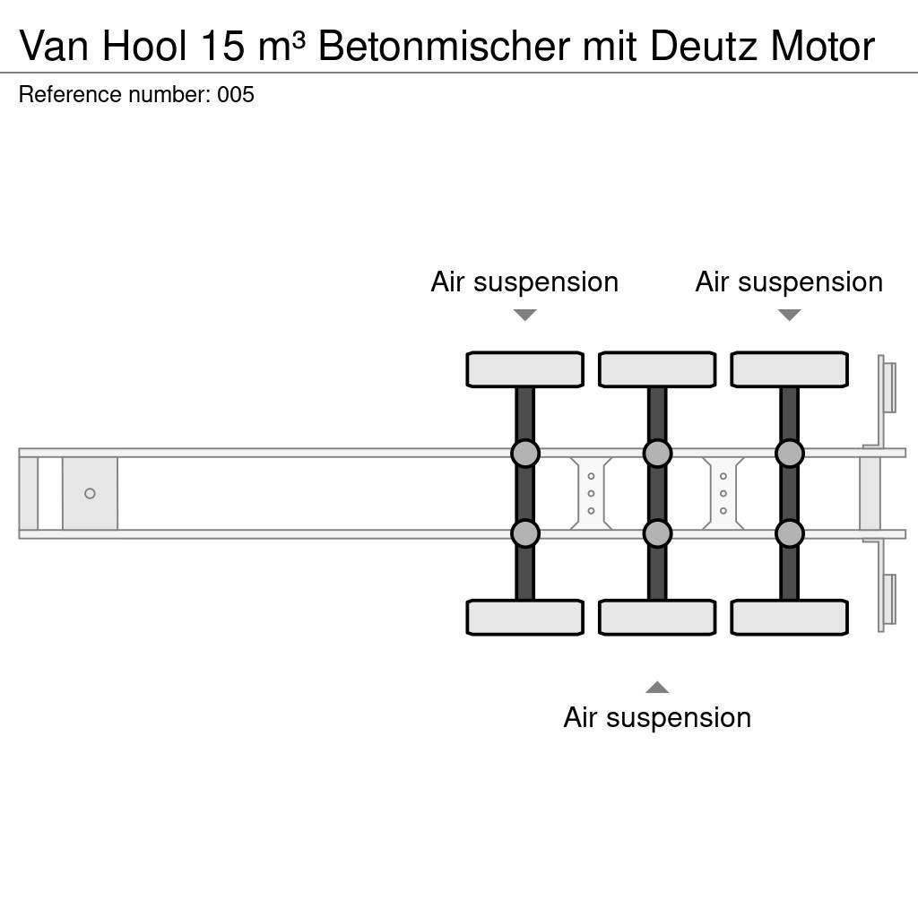 Van Hool 15 m³ Betonmischer mit Deutz Motor Інші напівпричепи