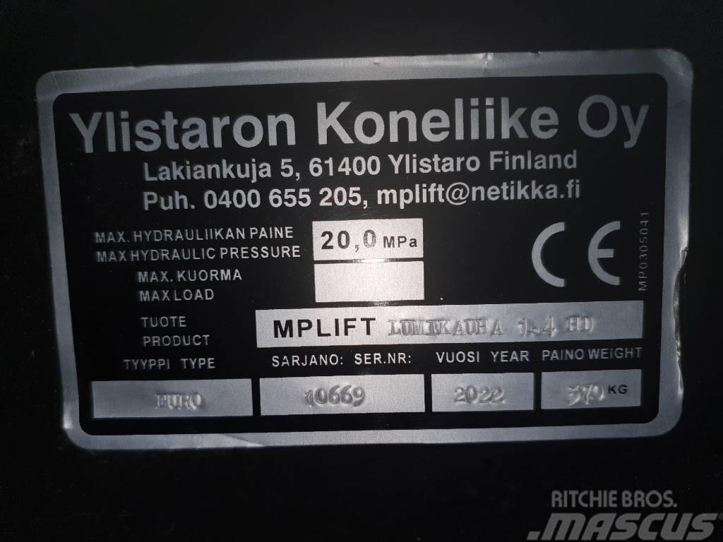 Mp-lift Lumikauha 1,4m3 / 2,4m EURO HD Запчастини та додаткове обладнання для фронтальних навантажувачів