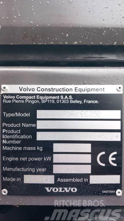 Volvo EC35D (ex DEMO) 750u Екскаватори-навантажувачі