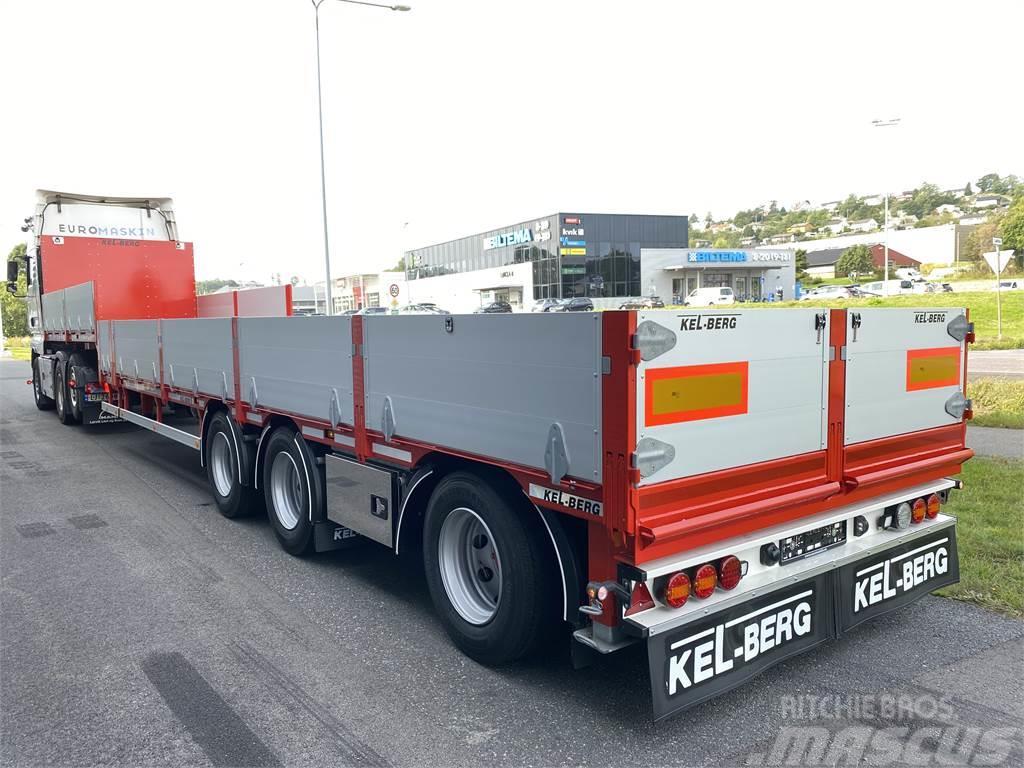 Kel-Berg S600H Jumbotrailer m uttrekk Причепи-платформи/бокове розвантаження