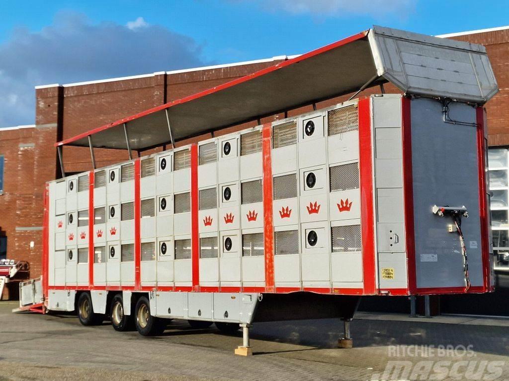  CUPPERS 3 deck livestock trailer - Water & Ventila Напівпричепи для транспортування тварин