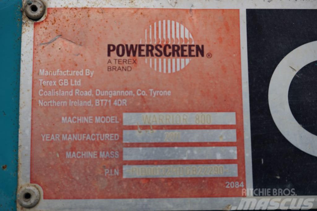 PowerScreen Warrior 800 Мобільні грохоти