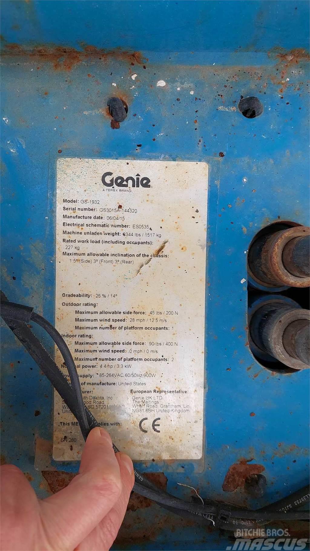 Genie GS1932 Підйомники-ножиці