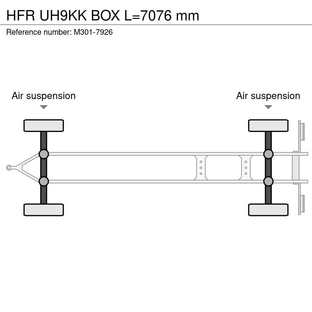 HFR UH9KK BOX L=7076 mm Причепи-фургони